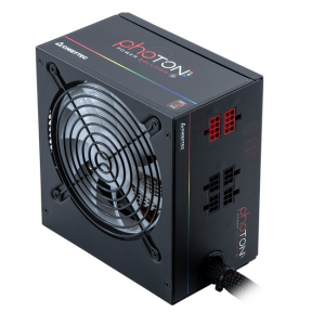 Power Supply ATX 650W Chieftec PHOTON CTG-650C-RGB, 85+, Active PFC, 120mm, RGB, Modular Cable