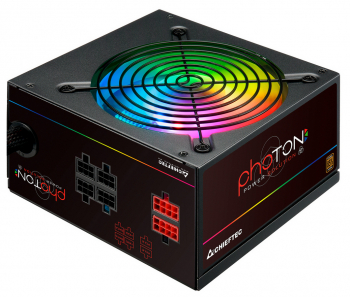 Power Supply ATX 750W Chieftec PHOTON CTG-750C-RGB, 80PLUS, Modular Cable, Active PFC, 120mm, RGB