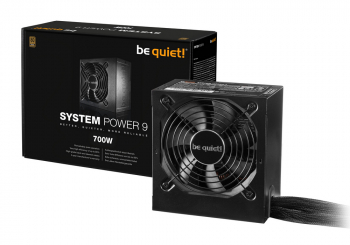 Power Supply ATX 700W be quiet! SYSTEM POWER 9, 80+ Bronze, 120mm, DC/DC, Active PFC