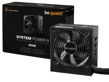 Power Supply ATX 600W be quiet! SYSTEM POWER 9 CM, 80+ Bronze, 120mm, Active PFC, Semi-modular