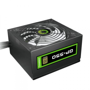 Power Supply ATX 550W GAMEMAX GP-550, 80+ Bronze, Active PFC, 140mm Ultra Silent Fan