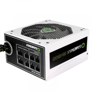 Power Supply ATX 600W GAMEMAX GM-600 White, 80+ Bronze, Modular cable, Active PFC, 140mm fan, Retail