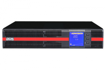 UPS PowerCom MRT-1000, Rack&Tower, 1000VA/1000W, Online, LCD, USB,SNMP SLOT, Ex. Batt. Con., 2xShuko