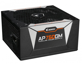 Power Supply ATX 750W GIGABYTE AORUS GP-AP750GM, 80+ Gold, Fully modular, 135mm Smart fan