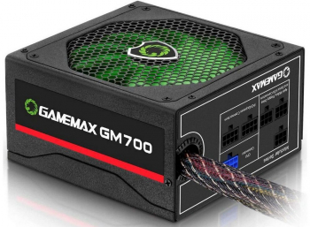 Power Supply ATX 700W GAMEMAX GM-700, 80+ Bronze, Modular cable, Active PFC,140mm silent fan, Retail