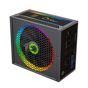 Power Supply ATX 1050W GAMEMAX RGB-1050 Pro, 80+ Gold, LLC+DC/DC, 140mm fan, Fully Modular, RGB
