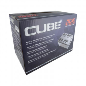UPS PowerCom CUB-650E 650VA/390W LCD, AVR, USB-B, RJ45/RJ11, 8*Schuko 