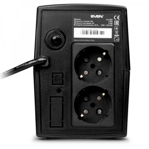UPS SVEN Pro  400, 400VA/240W, Line Interactive, AVR, LED, 2xShuko Sockets