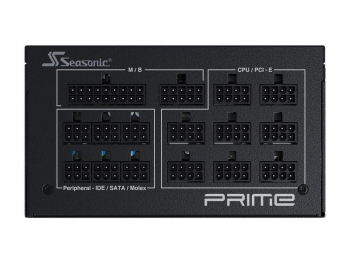  Power Supply ATX1300W Seasonic Prime 1300 Platinum, 135mm, Full Modular, Fanless until 20 % load