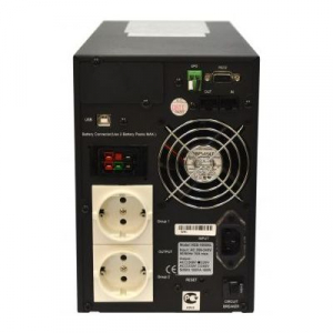 UPS PowerCom VGS-3000, Tower, 3000VA/2700W, Online, LCD, USB,SNMP SLOT, Ex. Batt. Con., 6xSchuko