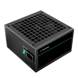 Power Supply ATX 500W Deepcool PF500, 80+, Active PFC,  Black Flat Cables, 120 mm silent fan