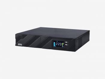 UPS PowerCom SPR-1500, 1500VA/1200W, Tower/Rack2U, Smart Line Int.,Sinewave, LCD, AVR, USB,8xIEC C13