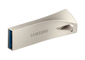 256GB USB3.1 Flash Drive Samsung Bar Plus "MUF-256BE3/APC", Silver, Metal Case (R:200MB/s)