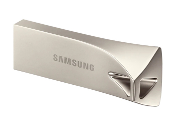  64GB USB3.1 Flash Drive Samsung Bar Plus "MUF-64BE3/APC", Silver, Metal Case (R:200MB/s)