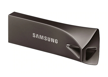  32GB USB3.1 Flash Drive Samsung Bar Plus "MUF-32BE4/APC", Grey, Metal Case (R:200MB/s)