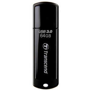  64GB USB3.1 Flash Drive Transcend "JetFlash  700", Black, Classic Cap (R/W:90/30MB/s)