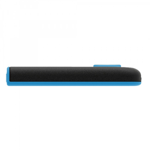 256GB  USB3.1 Flash Drive ADATA "UV128", Black-Blue, Plastic, Slider (R/W:90/40MB/s)