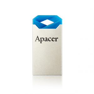  32GB USB2.0 Flash Drive Apacer "AH111", Silver-Blue, Super-Mini, Metal, Capless (AP32GAH111U-1)