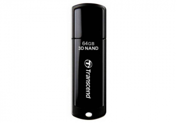  64GB USB3.1 Flash Drive Transcend "JetFlash 280T", Black, Endurance 3D NAND (R/W:140/40MB/s) Bulk