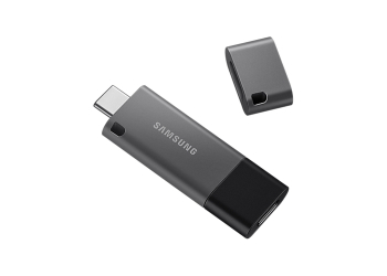 256GB USB3.1/Type-C Flash Drive Samsung Duo Plus "MUF-256DB/APC", Black-Grey, DUO Case (R:200MB/s)