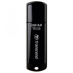  16GB USB3.1 Flash Drive Transcend "JetFlash  700", Black, Classic Cap (R/W:90/20MB/s)