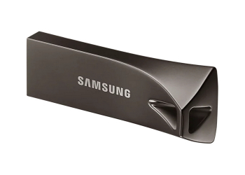 256GB USB3.1 Flash Drive Samsung Bar Plus "MUF-256BE4/APC", Grey, Metal Case (R:200MB/s)