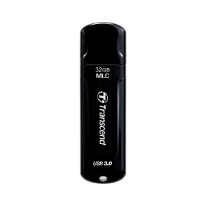  32GB USB3.1 Flash Drive Transcend "JetFlash 750", Black, Endurance MLC (R/W:130/30MB/s) 