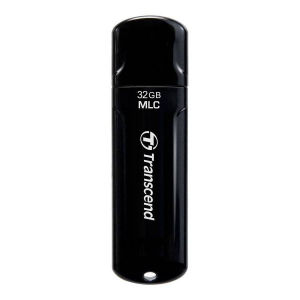  32GB USB3.1 Flash Drive Transcend "JetFlash 750", Black, Endurance MLC (R/W:130/30MB/s) 