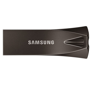 128GB USB3.1 Flash Drive Samsung Bar Plus "MUF-128BE4/APC", Grey, Metal Case (R:200MB/s)