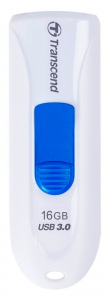  16GB USB3.1 Flash Drive Transcend "JetFlash  790", White, Slider (R/W:90/20MB/s)