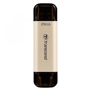  256GB USB3.1/Type-C Flash Drive  Transcend "JetFlash 930C", Gold, Classic Cap,OTG (R/W:420/400MB/s)