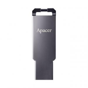  32GB USB3.1 Flash Drive Apacer "AH360", Black Nickel, Slim Metallic, Capless (AP32GAH360A-1)