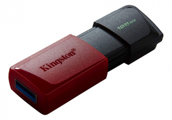 128GB USB3.2 Flash Drive Kingston DataTraveler Exodia (DTXM/128GB), Black-Red, Plastic, Slider Cap