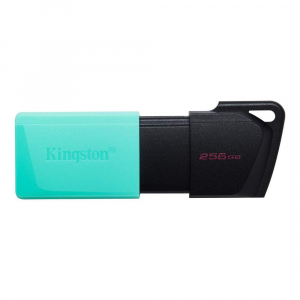 256GB USB3.2 Flash Drive Kingston DataTraveler Exodia M (DTXM/256GB), Black-Blue, Plastic,Slider Cap