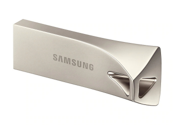 128GB USB3.1 Flash Drive Samsung Bar Plus "MUF-128BE3/APC", Silver, Metal Case (R:200MB/s)