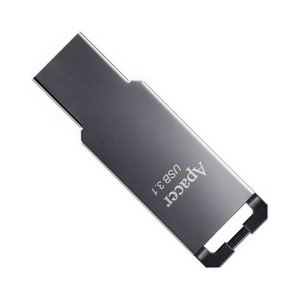  16GB USB3.1 Flash Drive  Apacer "AH360", Black Nickel, Slim Metallic, Capless (AP16GAH360A-1)