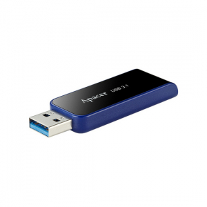  32GB USB3.1 Flash Drive  Apacer "AH356", Black/Blue, Slider (AP32GAH356B-1)