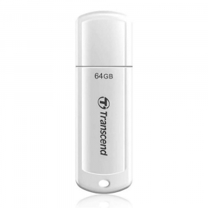  64GB USB2.0 Flash Drive Transcend "JetFlash  370", White, Classic Cap (R/W:20/10MB/s)