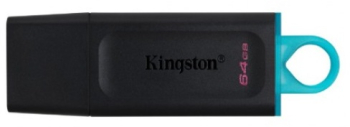 64GB  USB3.2  Kingston DataTraveler Exodia M Blue (Read 100 MByte/s