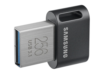 256GB USB3.1 Flash Drive Samsung FIT Plus "MUF-256AB/APC", Grey, Plastic Case (R:200MB/s)