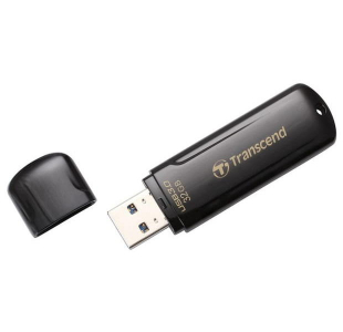  32GB USB3.1 Flash Drive Transcend "JetFlash  700", Black, Classic (R/W:90/20MB/s)