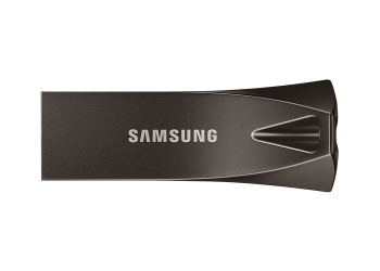 256GB USB3.1 Flash Drive Samsung Bar Plus "MUF-256BE4/APC", Grey, Metal Case (R:200MB/s)