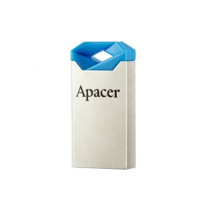  16GB USB2.0 Flash Drive Apacer "AH111", Silver-Blue, Super-Mini, Metal, Capless (AP16GAH111U-1)