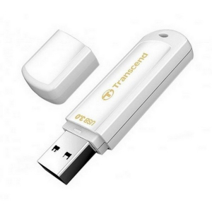   8GB USB3.1 Flash Drive Transcend "JetFlash 730", White, Classic Cap (R/W:55/5MB/s)