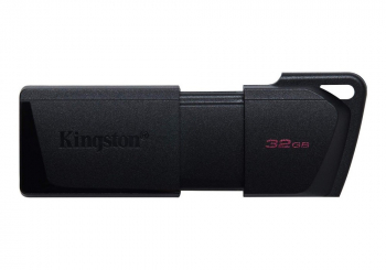  32GB USB3.2 Flash Drive Kingston DataTraveler Exodia (DTXM/32GB), Black-Black, Plastic, Slider Cap