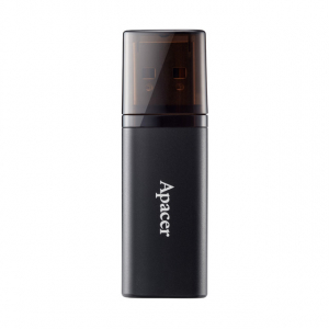  16GB USB3.1 Flash Drive  Apacer "AH25B",  Black, Matte Metal, Classic Cap (AP16GAH25BB-1)