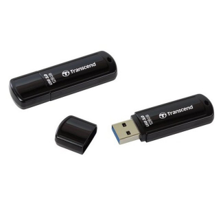 128GB  USB3.1 Flash Drive Transcend "JetFlash  700", Black, Classic Cap (R/W:90/40MB/s)