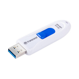  32GB USB3.1 Flash Drive Transcend "JetFlash  790", White, Slider (R/W:90/25MB/s)