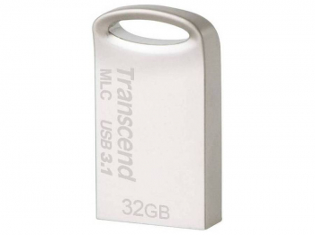  32GB USB3.1 Flash Drive Transcend "JetFlash 720S", Silver, Metal Case, COB (MLC , R/W:130/45MB/s)