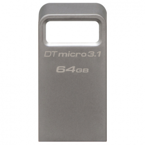  64GB USB3.1 Flash Drive Kingston DataTravaler Micro "DTMC3", Ultra-small Metal Case (DTMC3/64GB)